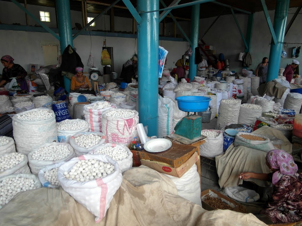 Kyrgyzstan, Jalal-Abad, Central Market, Kurt / Кыргызстан, Джалал-Абад, Центральный рынок, Курт