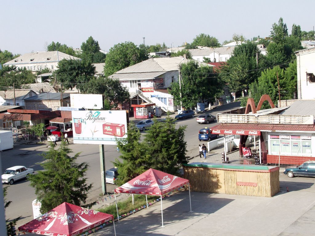 Osh, view from hotel Pekin
