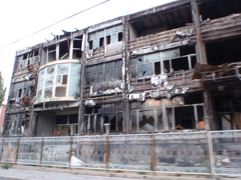 Destruction in Osh 2010