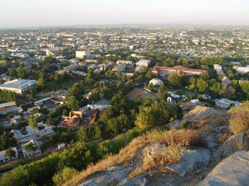 View of Osh from Sulaiman Mauntain