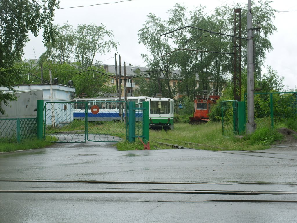 Краснотурьинск. Трамвайный парк.