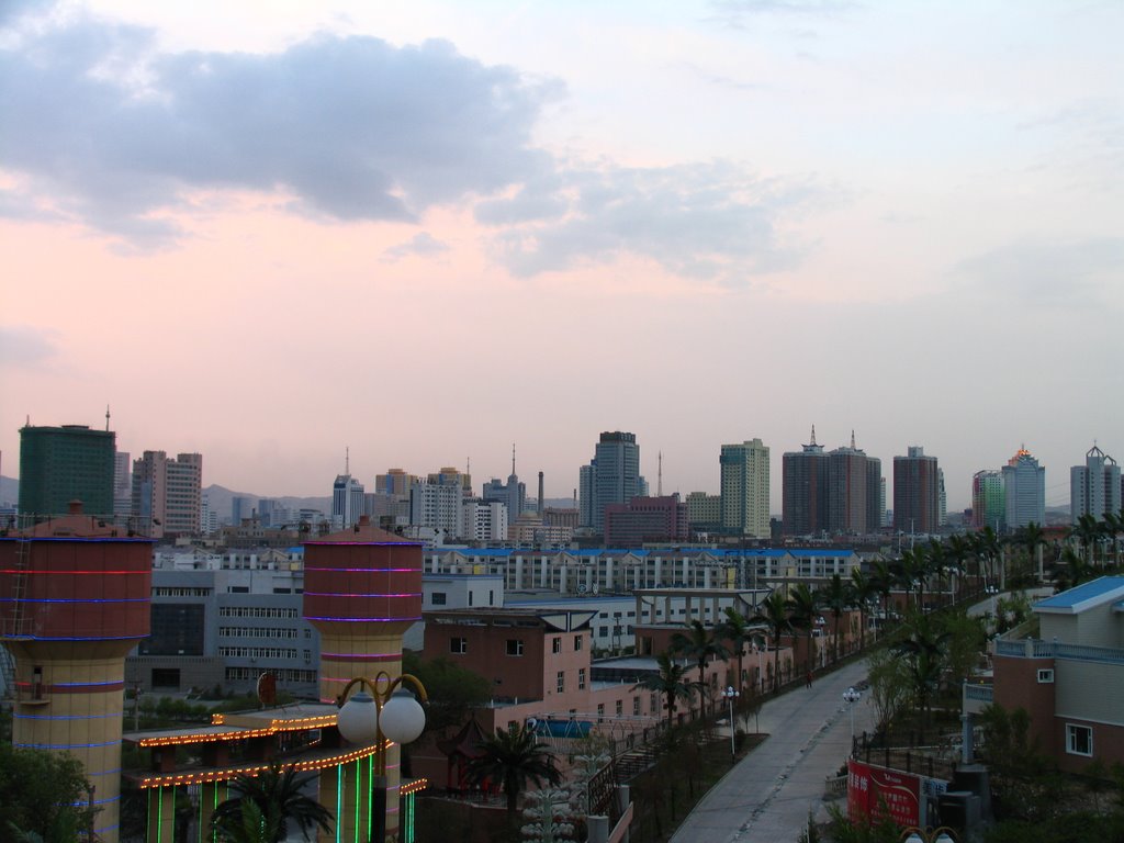 宝塔路口观市区 , View From Rd.Bao Ta