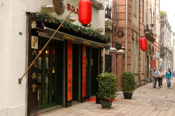 Shamian histotic urban district, Canton(Guangzhou), China