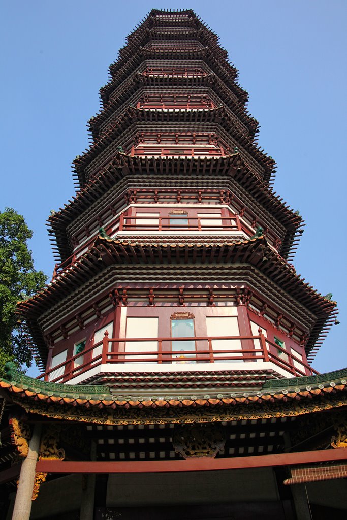 LiuRongSi Temple, Temple of the Six Banyan Trees, 广州市六榕寺, Guangzhou