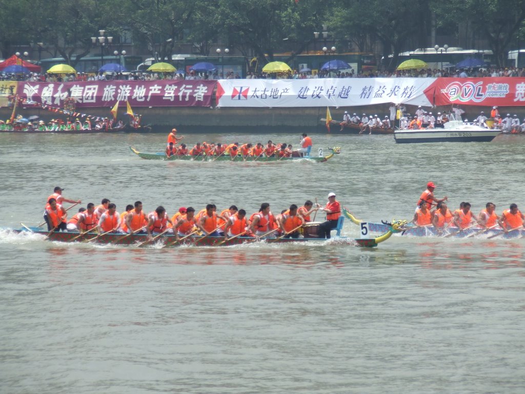 Preparing Dragon Boats