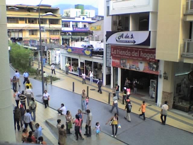 peatonal vista hacia el norte desde el IBG