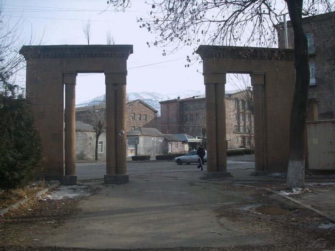 Кировакан, Парк Железнодорожников. Вход