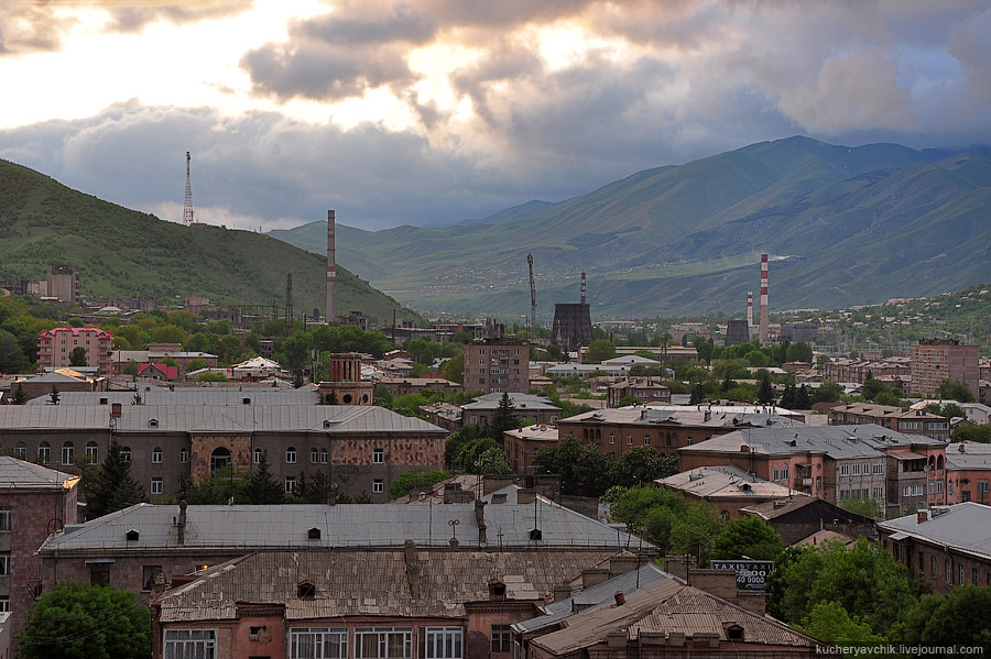 Vanadzor skyline