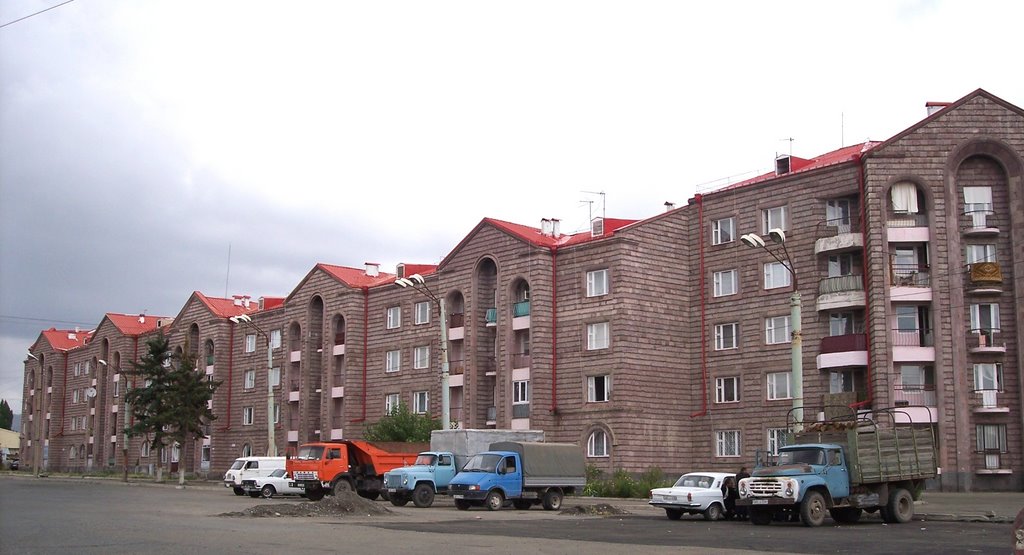 Post-earthquake residential buildings in Gyumri