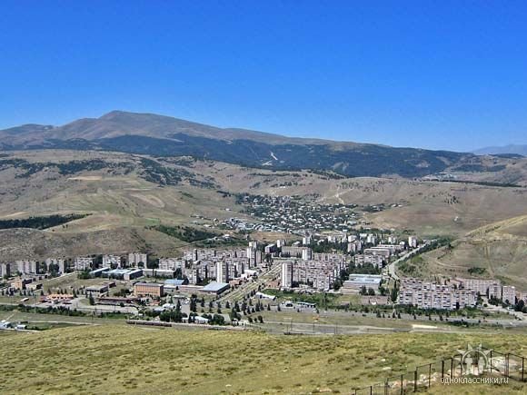 hrazdan city panoramic view