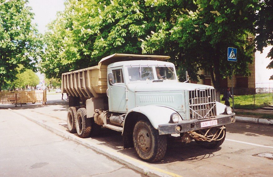 Old Russian Truck.  KRAZ 256