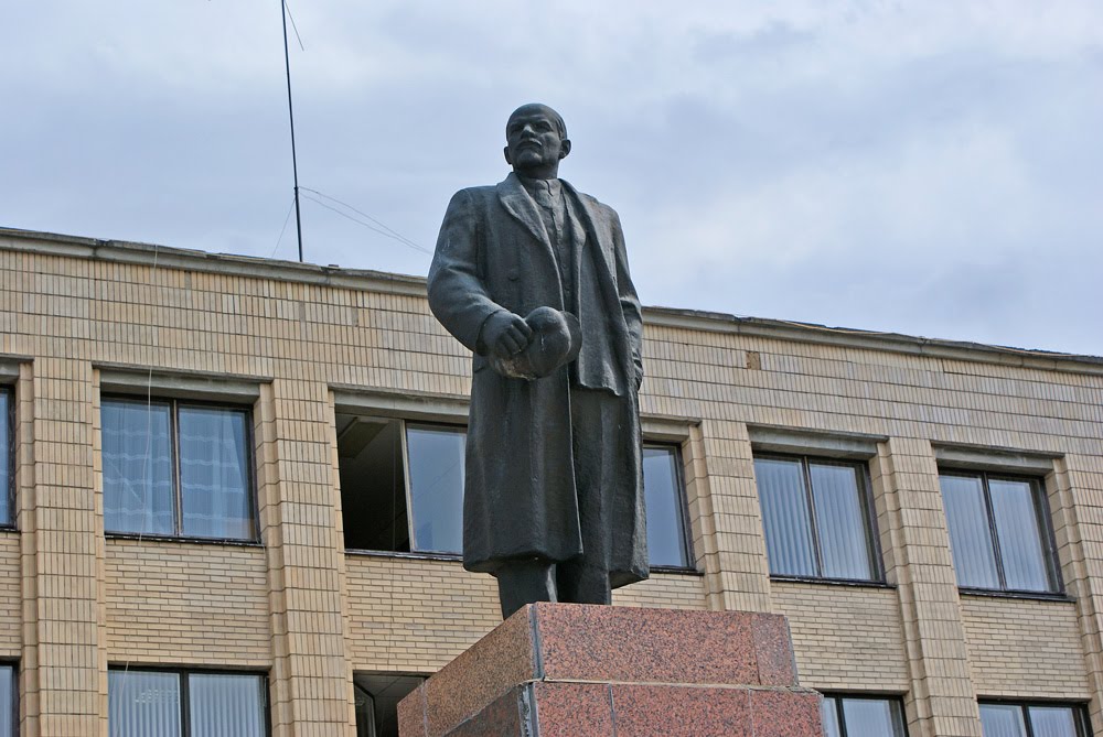 Помнік Леніну ў Ганцавічах
