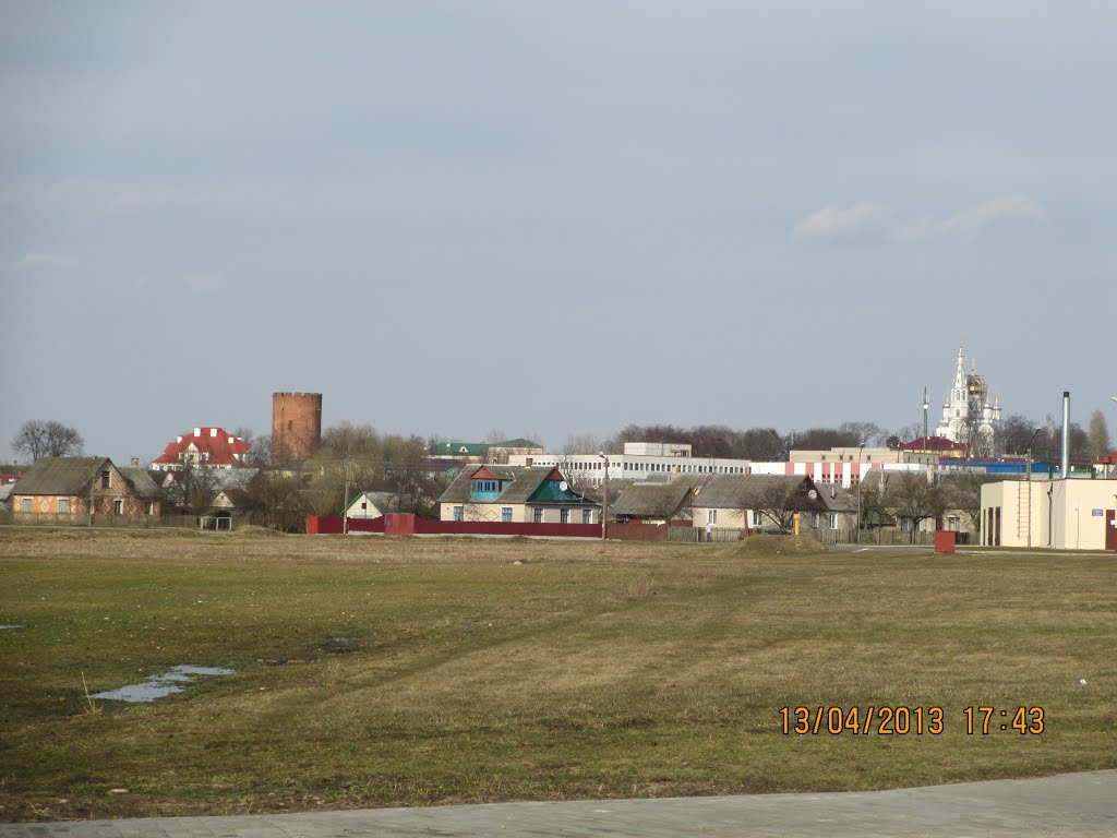 Вид на центр города апрель 2013