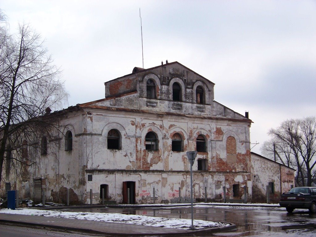 Sinagogue in Kobrin. march 2009