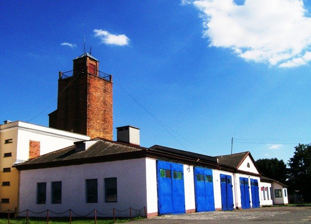 fire depot - пажарнае дэпо