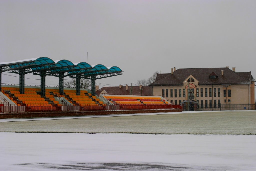 Stadion und Hauptbahnhof