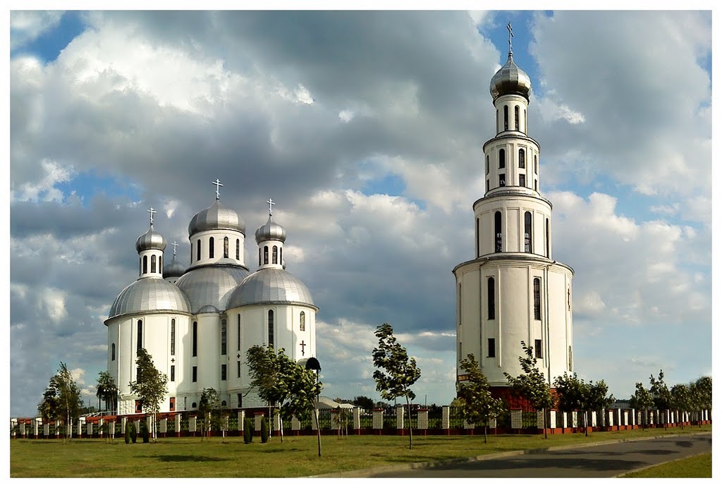 Nový pravoslavný kostel v Brestu, Belarus