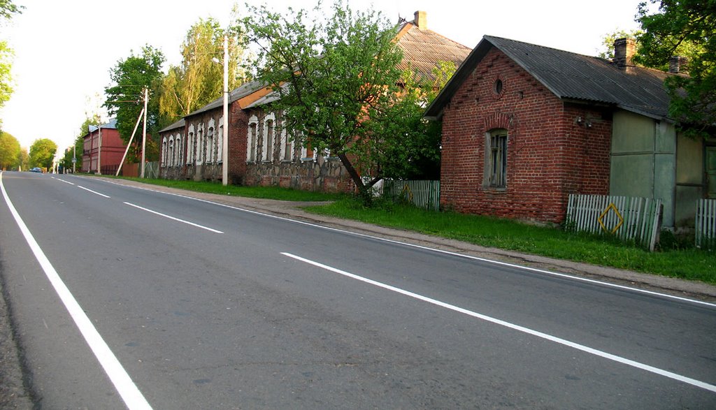 Buildings of former distillery in Biahomĺ