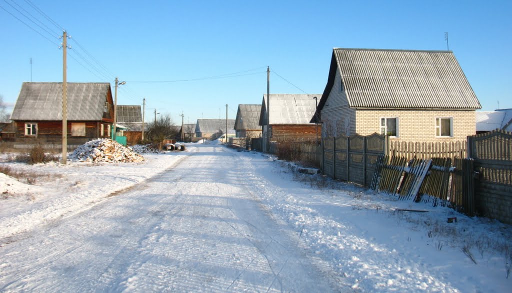 Citkova street in Biahomĺ