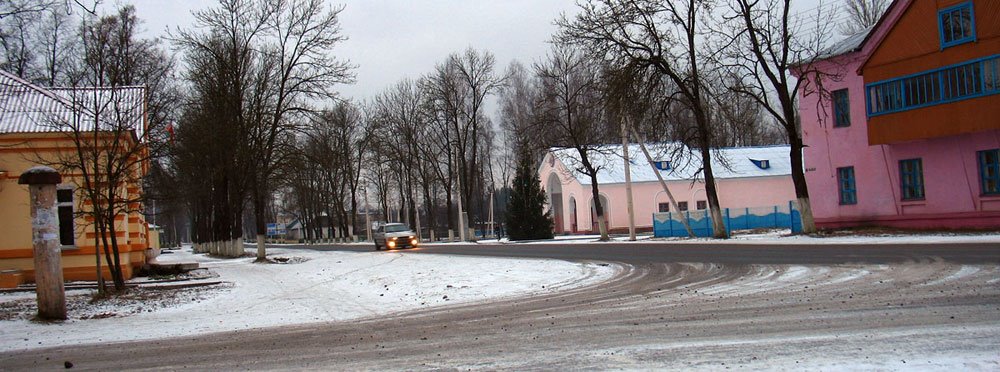 The House of culture at Savieckaja street in Biahomĺ