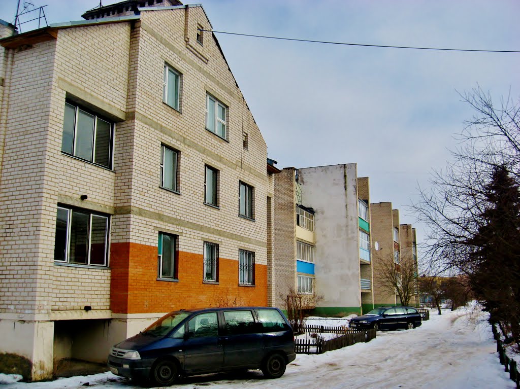 27.02.2013 13:44  Жилые многоэтажки по улице Молодёжной.