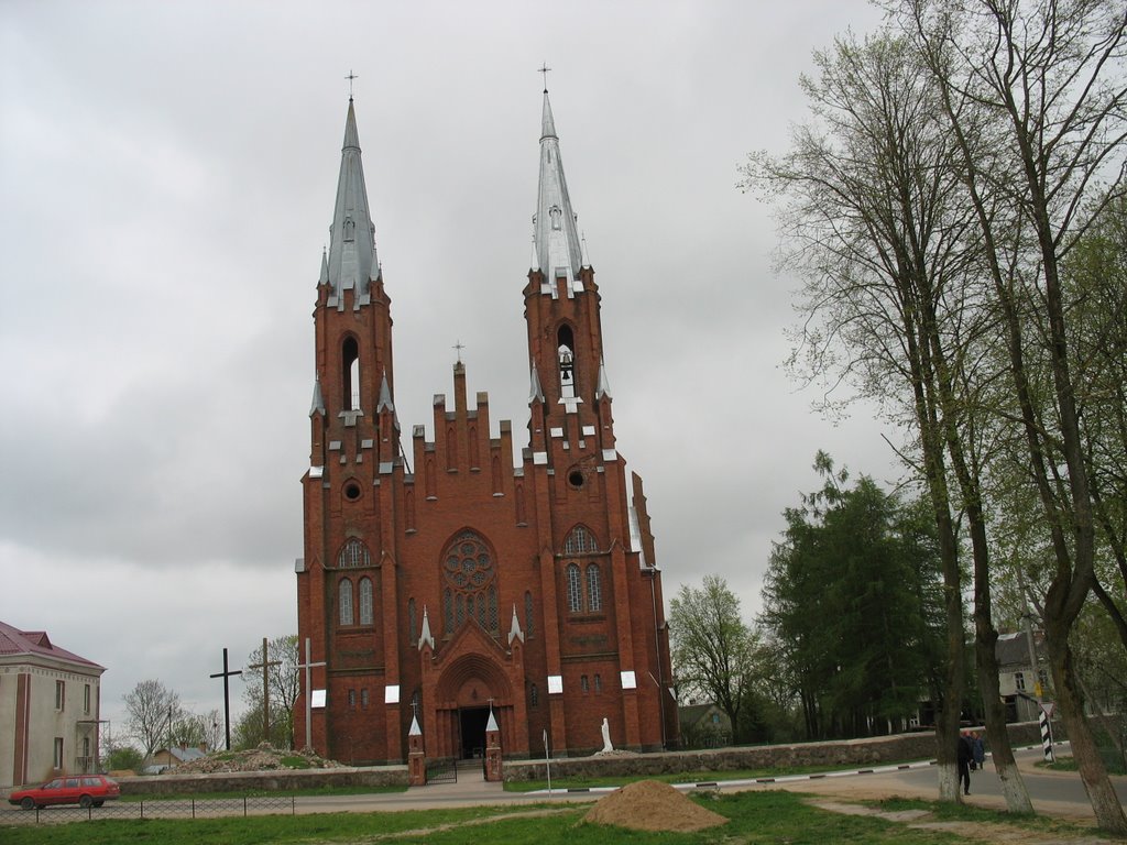 Vidzy.Catholic church.