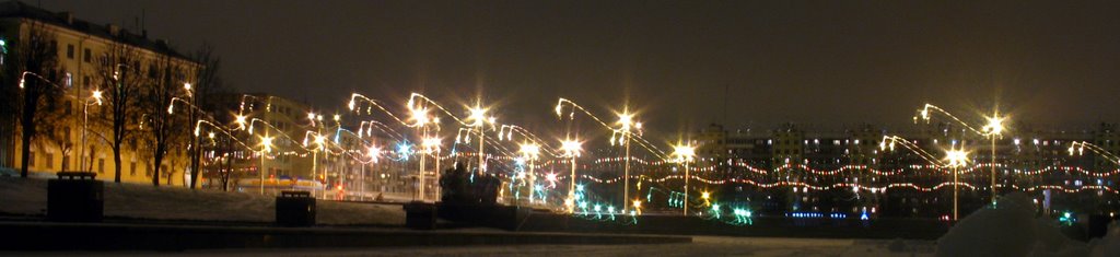 Pieramohi (Victory) square in Viciebsk