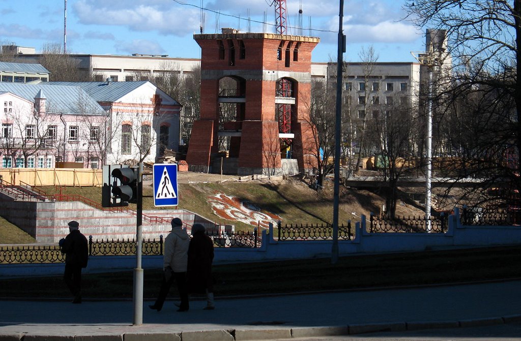 Duchaŭski Kruhlik tower in Viciebsk