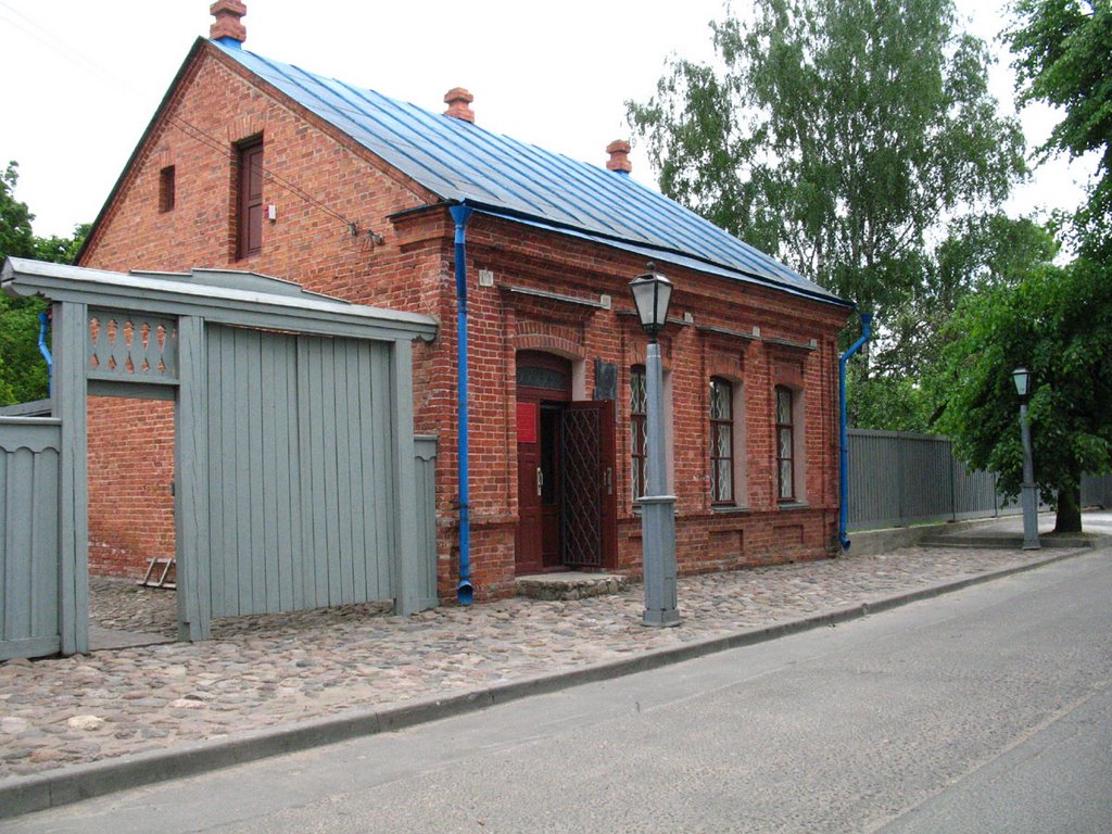 Marc Chagall memorial house at Pakroŭskaja street in Viciebsk