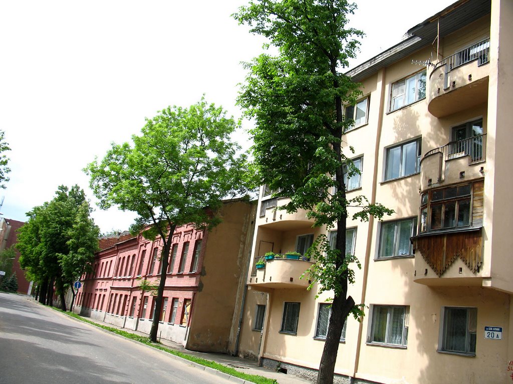 Nikoĺskaja (at p.t. Soviet Army) street in Viciebsk