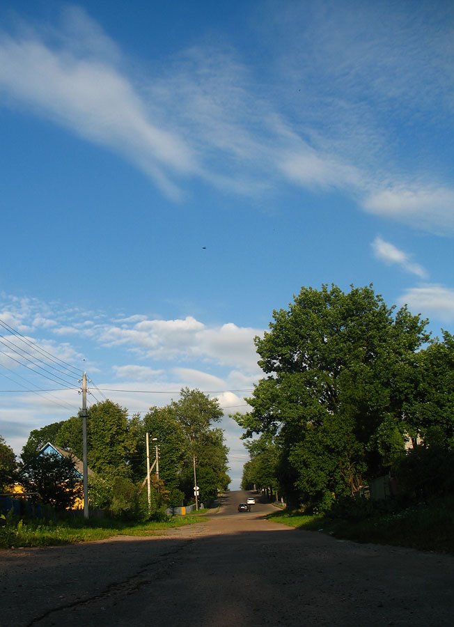 Pieskavacik district in Viciebsk, Hrybajedava street (2nd Vietranaja)