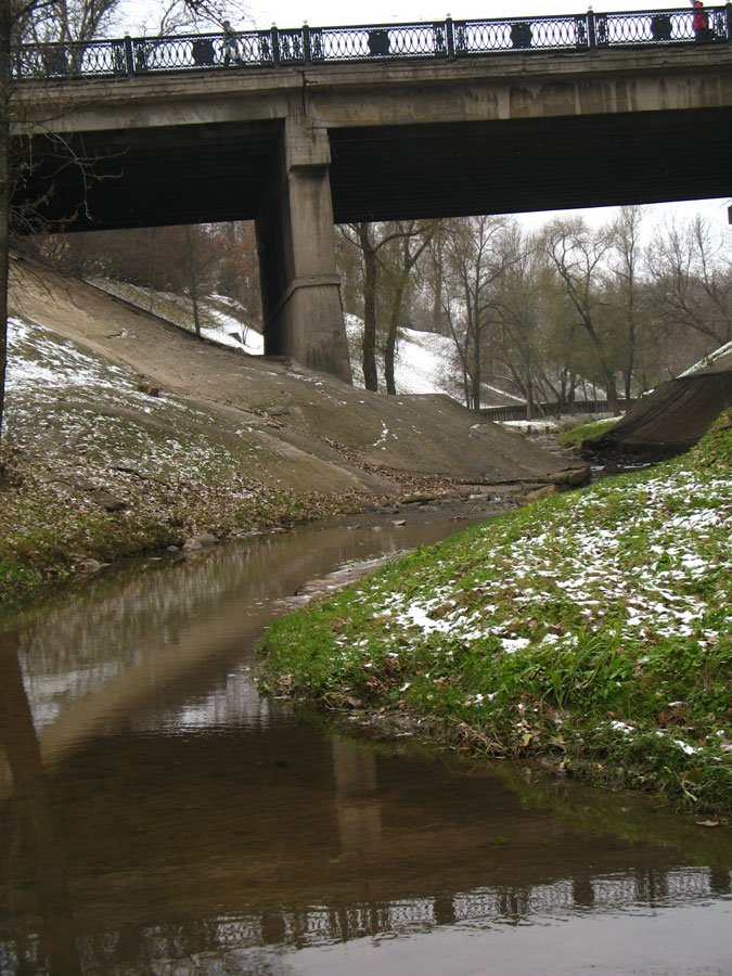 The bridge over Vićba river in Viciebsk