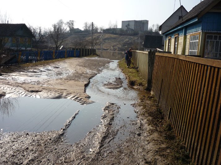 Улица Зареченская. Паводок 2009г.