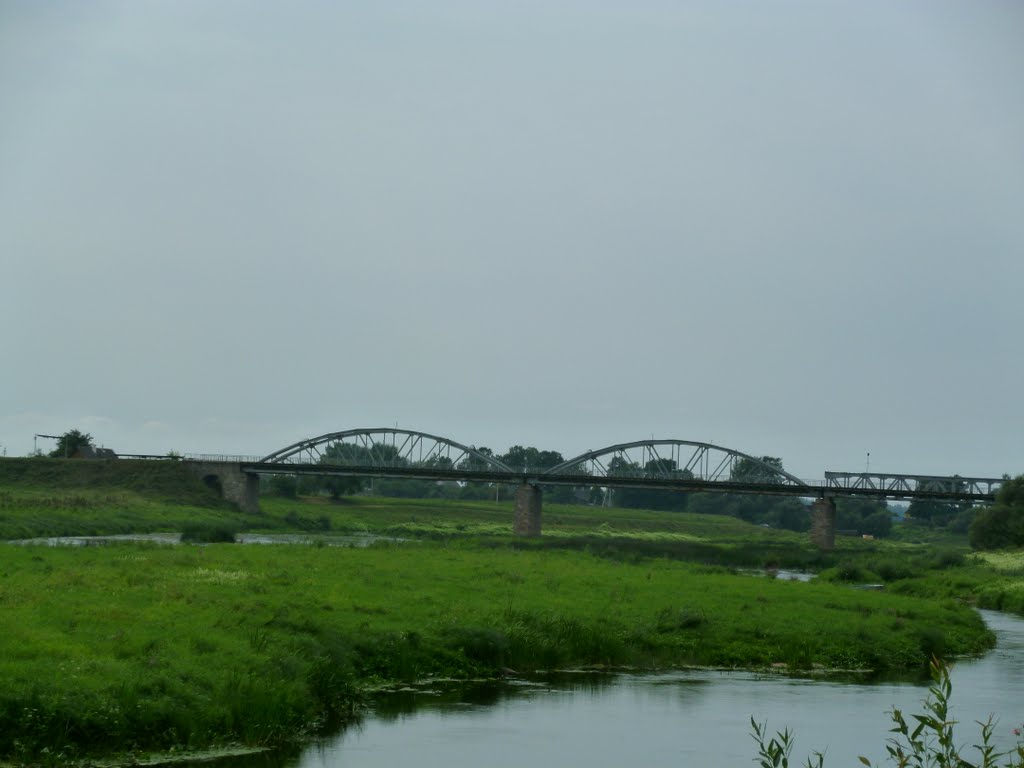 The centenary bridge through the river Disna