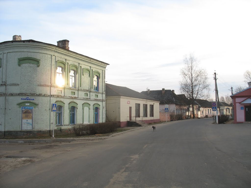 Дзісна. Вуліца.