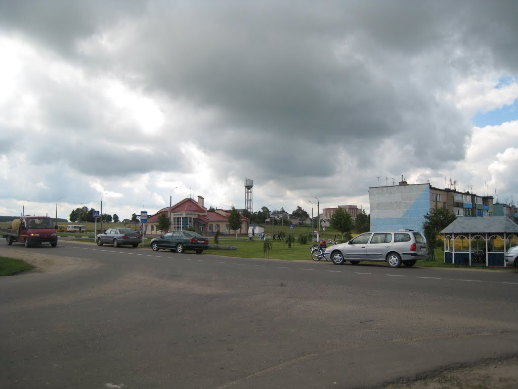 Proche de la place du marché à Dokchytsy