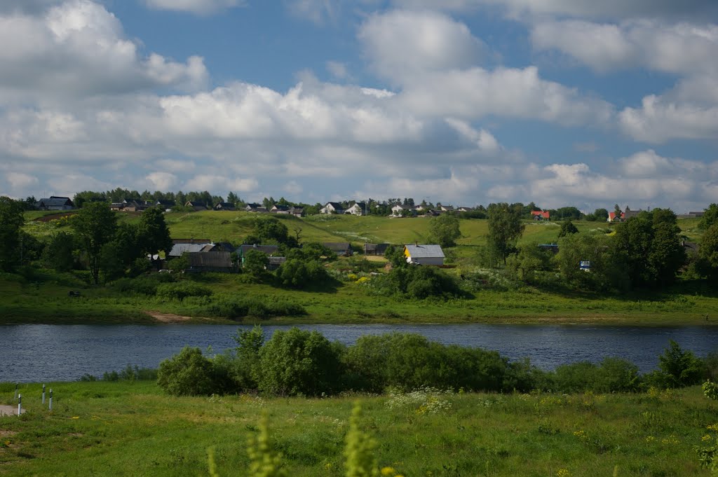 Пиедруя.На том берегу Белоруссия. 2008-06-15