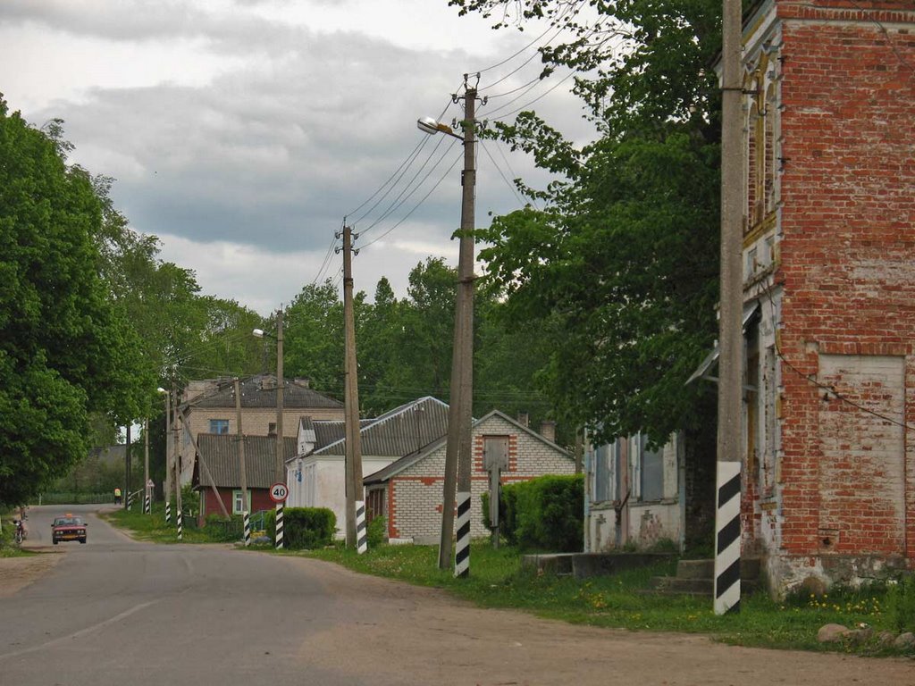 Central street in Druja