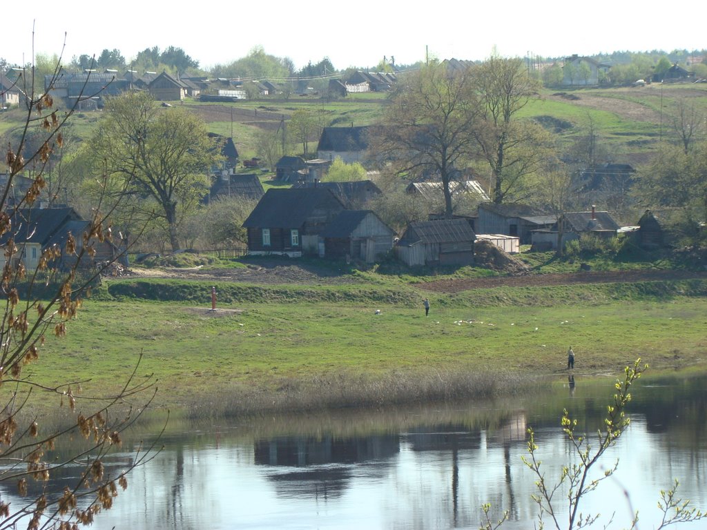View to the Belarussia from the Latvian side