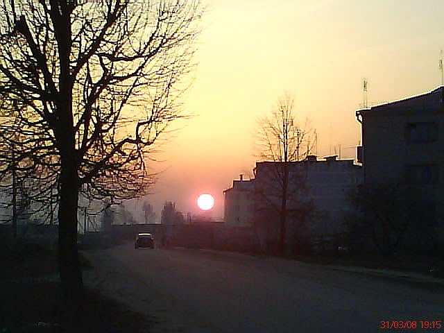 Закат в Дубровно. МСО. Весна 2008.
