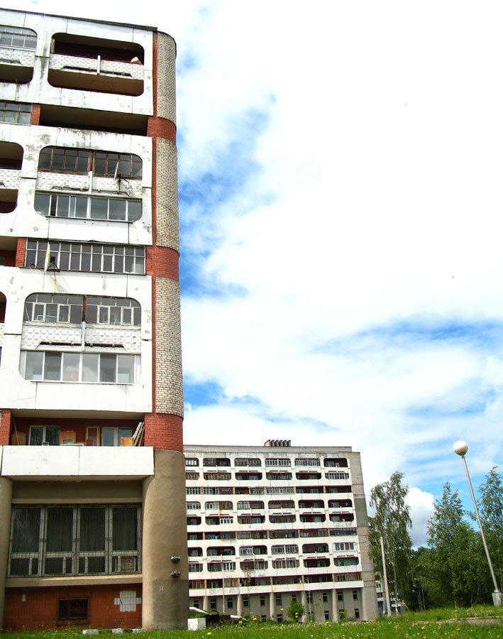 Buildings at Parkavaja street in Navapolack