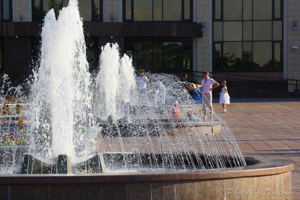 Fountains on the area