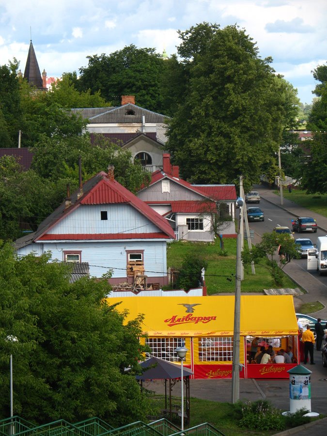 View from the Saint Sophia Cathedral in Polack