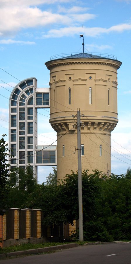 Old water tower in Polack