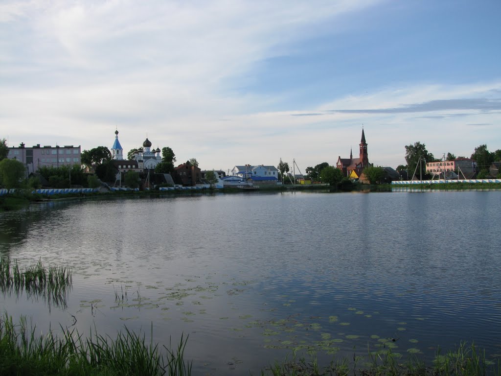 View to city centre
