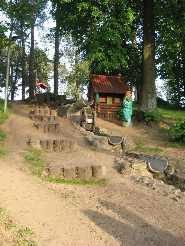 In city park