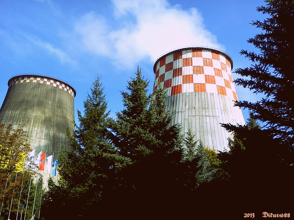 Цепла-электра цэнтраль № 2 горада Гомеля ... Central heat and power plant number 2 in Gomel
