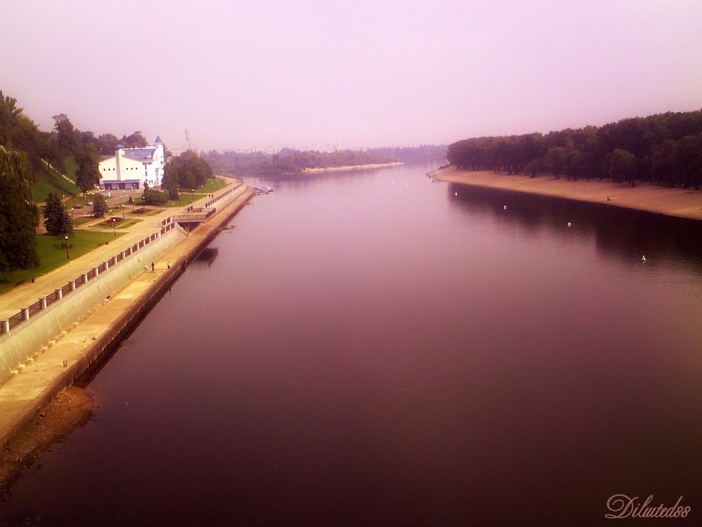 Раніца. Рака Сож ... Morning. Sozh River.