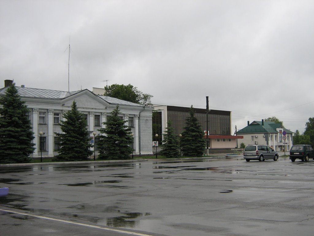 Житковичи, Центральная площадь. Zhytkavichy, the Central square