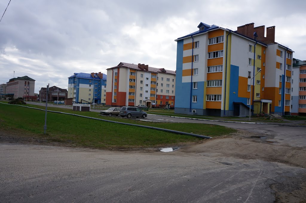 ул. Коцюбинского, новые дома